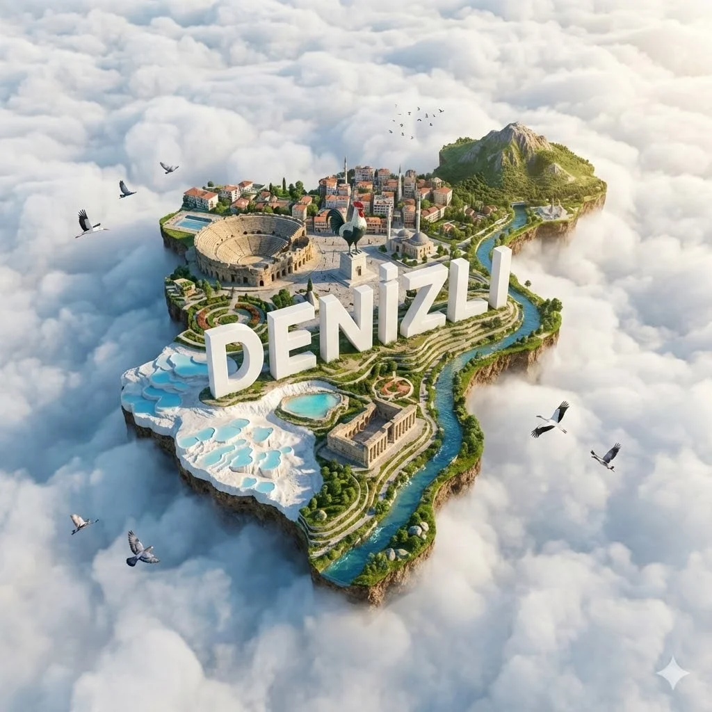 Floating City Island - Photoreal 4K Poster